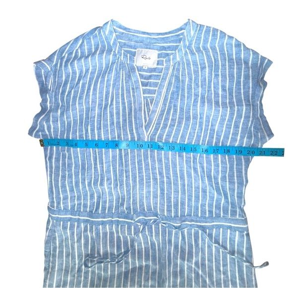 ▶️ RAILS ◀️ Emma St. Germain
Stripe Blouson Dress Blue / White Stripe - Picture 10 of 13